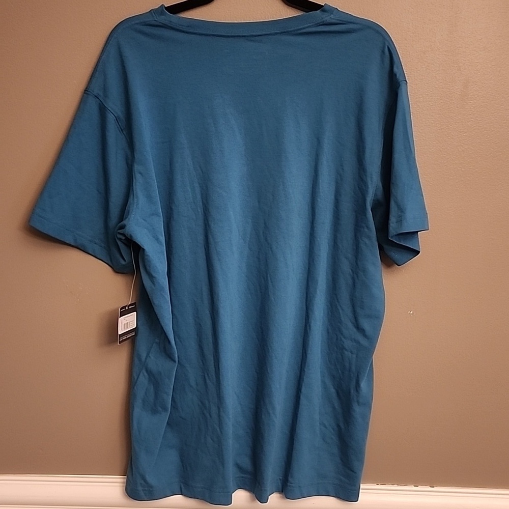 NWT Eddie Bauer Blue Short Sleeve Tee Casual Fit - Picture 2 of 10
